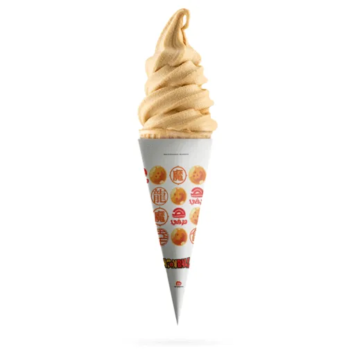 آيس كريم سوبر سايان كراميل (كون)