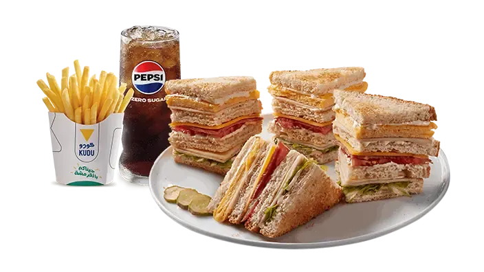 وجبة كلوب ساندوتش
